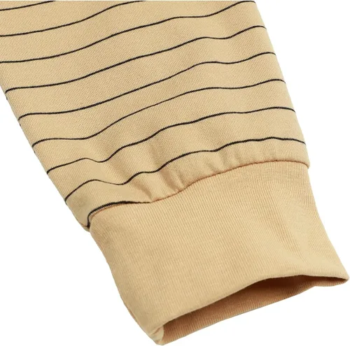 Vista 5 de STTLZMC Polo a rayas para hombre, manga larga, de algodón, ligero, básico, con bolsillo