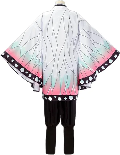 Vista 7 de Disfraz de Kochou Shinobu para cosplay de Shinobu conjunto completo de cosplay