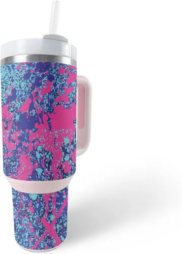 Vista 33 de MightySkins Skin - Vaso de vinilo compatible con Stanley The Quencher H2.0 FlowState de 40 onzas, Typhoon, protectora, duradera y única, fácil
