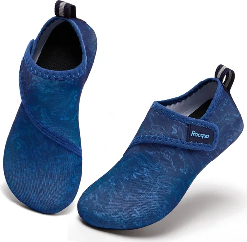 Vista 2 de Racqua Zapatos de natación para niños y niñas, zapatos de agua para surfear, zapatos acuáticos para deportes acuáticos, zapatos de secado rápido