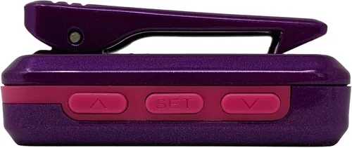 Vista 5 de Gymboss Temporizador de intervalos Plus y cronómetro (violeta/rosa)