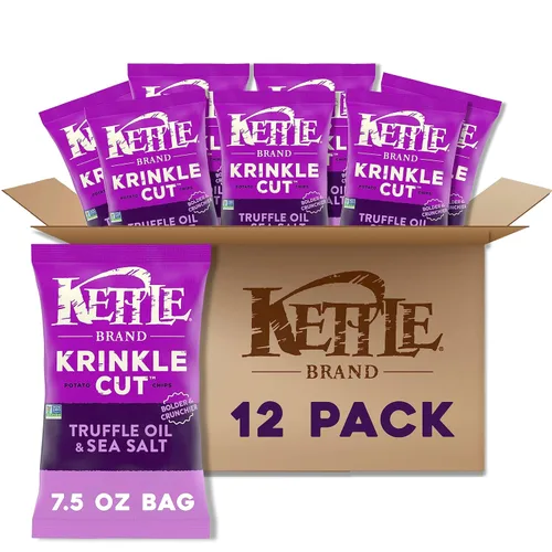 Vista 25 de Kettle Brand Papas Fritas, Backyard Barbeque Kettle Chips, Bolsa de Aperitivos, 1.5 Oz