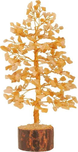 Vista 2 de Árbol del dinero FASHIONZAADI con piedras preciosas, bonsai hecho a mano para el equilibrio de los chakras, sanación o reiki, árbol espiritual
