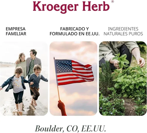 Vista 8 de Kroeger Herb Candida Cuidado del Hígado - 100 Cápsulas Vegetarianas