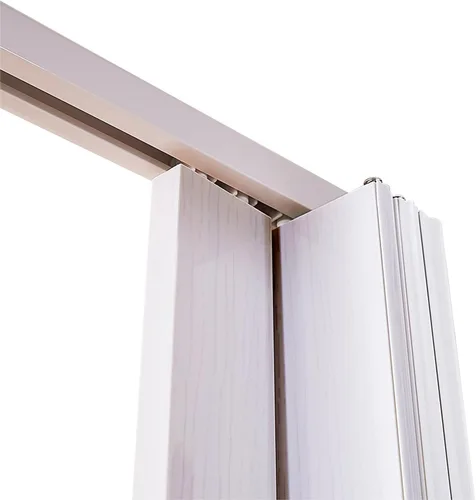 Vista 7 de Inicio Puertas de acordeón blancas de 32 x 80 pulgadas para armario, puerta plegable recortable de PVC, puertas plegables compactas, puerta Blanco