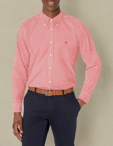 Vista 3 de Brooks Brothers Camisa deportiva de manga larga con botones para hombre