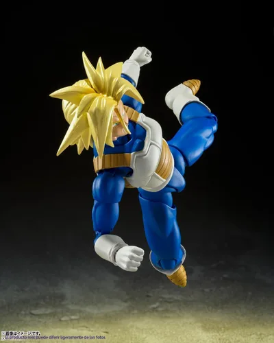 Vista 8 de TAMASHII NATIONS - Dragon Ball Z - Super Saiyan Trunks -Poder Super Latente Infinito- Figura de acción S.H.Figuarts Super Saiyan Trunks -Infinite
