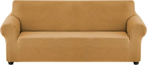 Vista 11 de CONRUSER Funda elástica para sofá, impermeable, funda de sofá suave, protector de muebles con parte inferior elástica para niños, mascotas Aqua