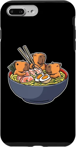 Vista 12 de Capybara Eating Ramen Funda para iPhone 17
