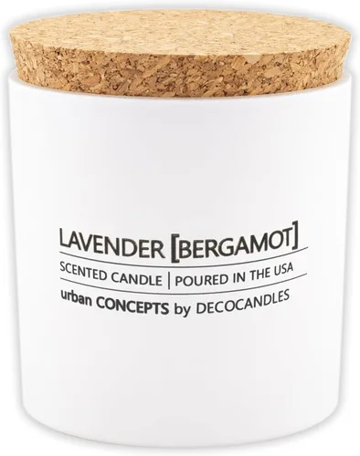Vista 13 de Conceptos Urbanos de DECOCANDLES - Manzana Canela - Vela de soya altamente perfumada - Larga duración - vertida a mano en Estados Unidos (6 Oz.)
