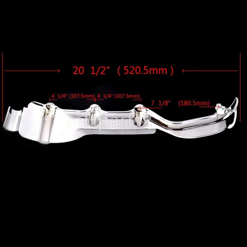 Vista 5 de Cubiertas primarias interiores cromadas para Harley Touring Street Glide Road King FLHX FLH/T 2009-2016