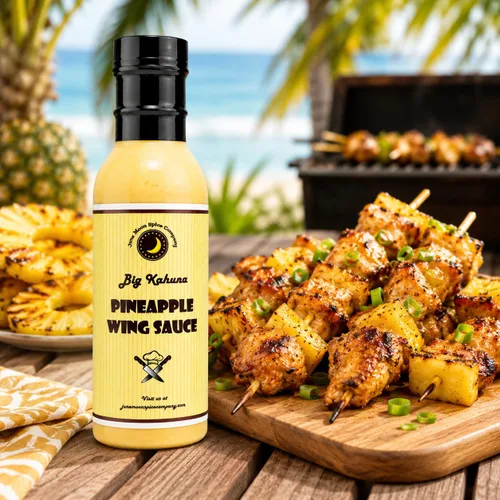 Vista 8 de Premium Salsa de alas de piña ¡Alas, pollo, camarones y tacos! Salsa dulce de alas de piña para alas, pollo, camarones, tacos, cerdo, arroz