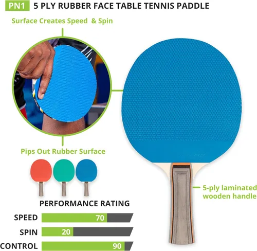 Vista 5 de Champion SportsChampion Sports PN2 Table Tennis Paddle