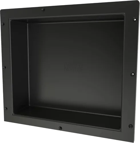 Vista 9 de Tile Redi USA Niche - Estante de ducha empotrable individual, negro, un estante interior, 16 pulgadas de ancho x 6 pulgadas de alto x 4 pulgadas