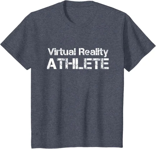 Vista 87 de Virtual Reality ATHLETE for VR Gamers Camiseta, Negro, S