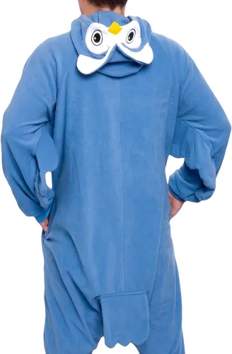 Vista 4 de Adult Onesie Halloween Costume - Animal and Sea Creature - Plush One Piece Cosplay Suit for Adults, Women and Men FUNZIEZ!