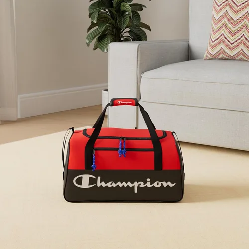 Vista 2 de Champion Bolsa de lona con logotipo, Rojo, talla única