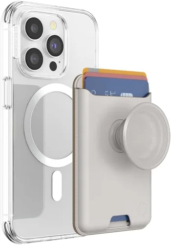 Vista 16 de PopSockets Softgoods - Cartera de teléfono con agarre expandible y anillo adaptador para MagSafe, soporte para tarjetas de teléfono, compatible