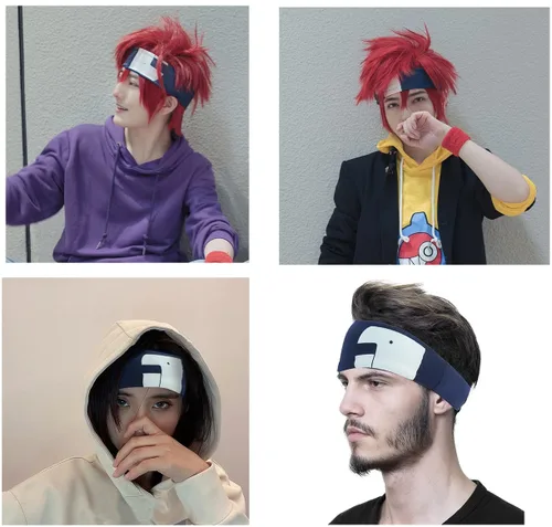 Vista 6 de C-ZOFEK Unsiex Reki - Diadema de cosplay para accesorios de disfraz de anime (multicolor)