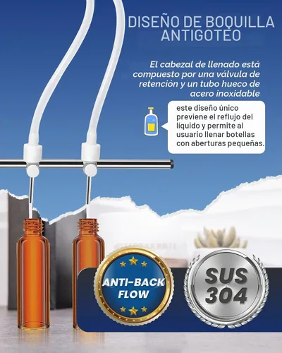 Vista 5 de Hanchen Máquina de llenado de líquidos, bomba peristáltica, llenadora automática de botellas de 5 onzas, control digital, máquina embotelladora