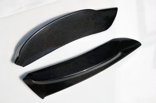 Vista 3 de Alerón de labio delantero de fibra de carbono, 2 unidades, compatible con BMW Z4 E89 2009-2016