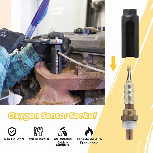Vista 2 de Sanooer Sensor de oxígeno F150 con sensor de zócalo O2 aguas arriba aguas abajo 2PCS