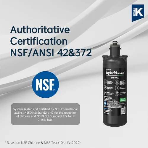 Vista 5 de Pureal Sistema de filtro de agua para debajo del fregadero con grifo, sistema completo certificado NSF/ANSI 42 y 372, elimina PFAS, plomo, cloro