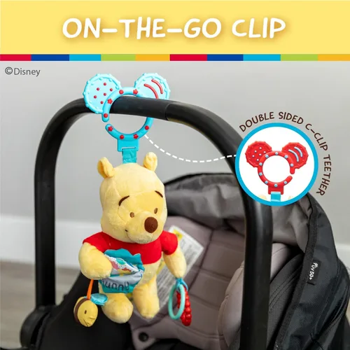 Vista 2 de Kids Preferred Disney juguete de actividades para bebé , Winnie the Pooh
