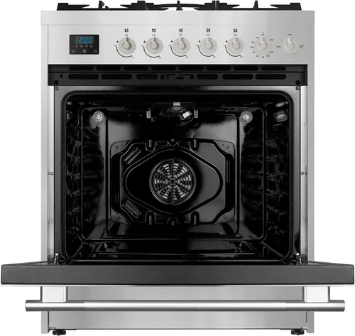 Vista 7 de GASLAND Estufa de gas de 30 pulgadas con 5 quemadores de gas sellados, horno de doble estufa Feul con horno, parrilla de bandeja y cajón