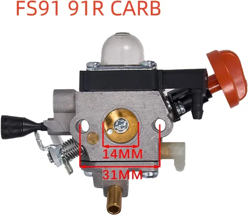 Vista 2 de 4180 120 0615 Carburador para Stihl FS91 FS91R FS111 FS89 HT102 HT103 FC91 KM91R KM111 FS89 HT102 HT103 FC96 FC111 Reemplazo de carbohidratos 41
