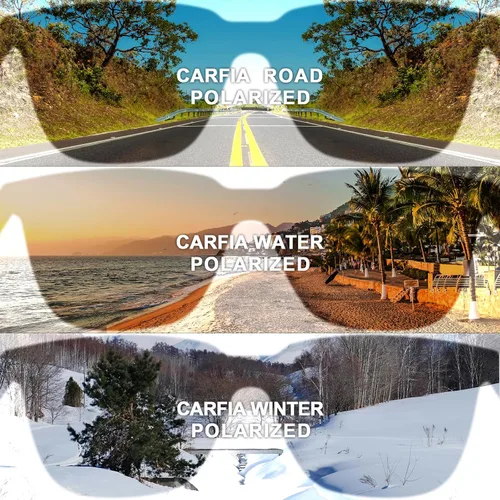 Vista 13 de Carfia Chic - Lentes de sol polarizados para mujer, protección UV400, marco de acetato pulido a mano