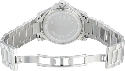 Vista 5 de Movado Series 800 caja de acero inoxidable esfera verde pulsera de acero inoxidable mujer 2600136