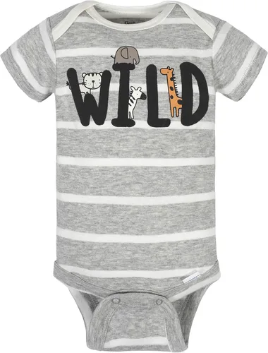 Vista 2 de Gerber Onesies Paquete de 8 mamelucos de manga corta para bebé
