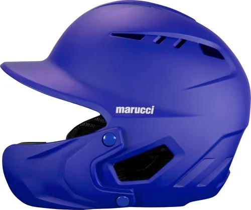 Vista 6 de Marucci DuraVent Casco de bateo, casco de béisbol verificado por NOCSAE con protector de mandíbula reversible y ventilación, tamaños para jóvenes