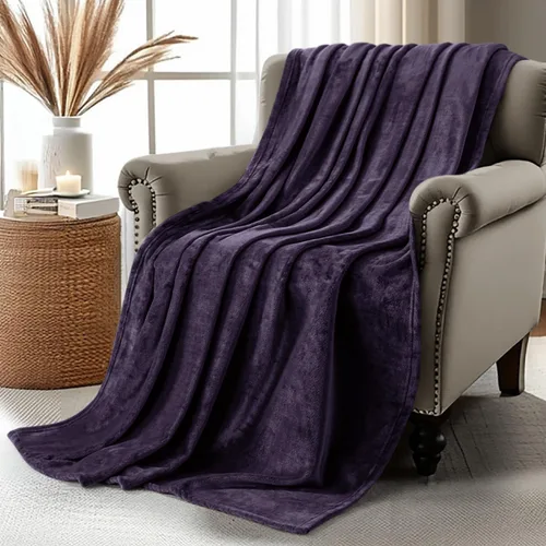 Vista 32 de Utopia Bedding Manta de forro polar negro, tamaño individual, ligera, mullida, suave, antiestática de microfibra (60 x 80 pulgadas)