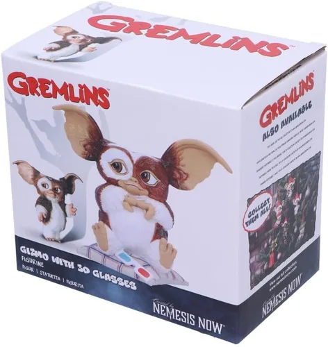 Vista 8 de Nemesis Now Gremlins Gizmo - Figura de resina pintada a mano, nostálgica coleccionable de película de terror, 5.7 in