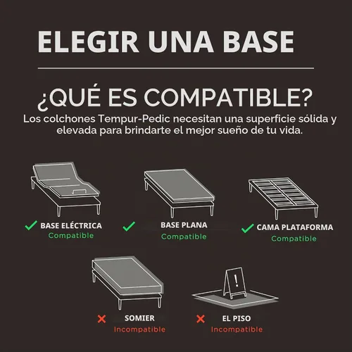 Vista 5 de Tempur-Pedic - Colchón firme ProAdapt, Espuma
