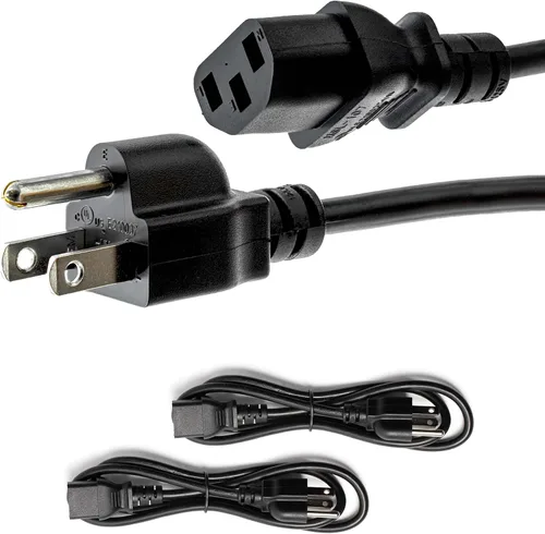 Vista 9 de Rebuild Skills Paquete de 5 cables de alimentación de olla instantánea caliente, máquina de leche de soja, cable de alimentación de impresora, cable