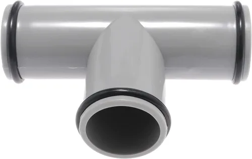 Vista 3 de Conector de manguera de bomba de filtro de junta en T T de 1-1/4 pulgadas para bombas de piscina