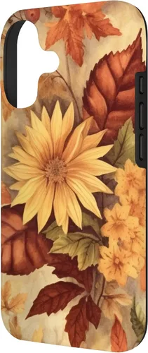 Vista 2 de Autumn Foliage Fall Leaves Girl Women Kids Fall Case for iPhone 17