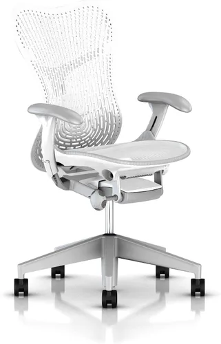 Vista 6 de Herman Miller Silla Mirra 2 - Limitador de inclinación y ángulo del asiento, respaldo de mariposa