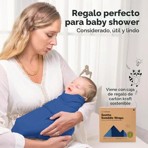 Vista 9 de KeaBabies Paquete de 3 pañales orgánicos para recién nacidos, 0.5 TOG Frost