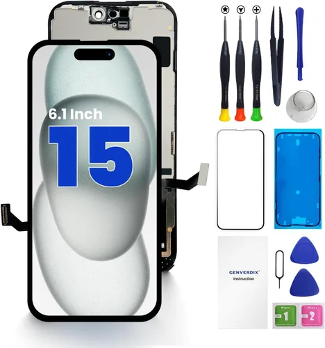 Vista 11 de para iPhone 11 Reemplazo de pantalla de 6.1", kit de reparación de pantalla LCD táctil 3D Genverdix, conjunto de montaje digitalizador