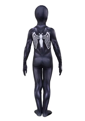 Vista 3 de Disfraz de Traje Zentai Venom para Niño de Marvel Multicolor
