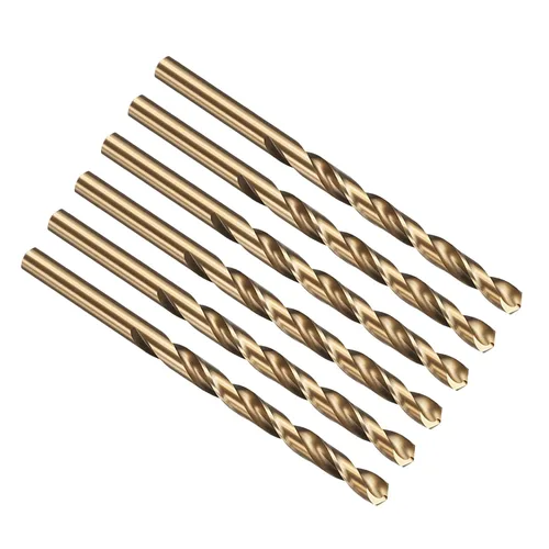Vista 14 de PATIKIL Broca Jobber de 0.039 in, vástago recto M35 cobalto 5% acero de alta velocidad 135° acabado dorado para metal duro de acero inoxidable - 2