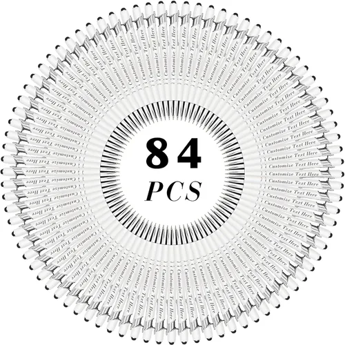 Vista 33 de Bolígrafos personalizados a granel con punta de lápiz capacitivo, 12 bolígrafos personalizados con logotipo de mensaje con nombre, bolígrafos
