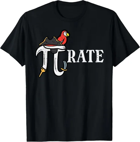 Vista 32 de Pirate Pi Funny Math Pie Halloween Disfraz Maestro Hombres Mujeres Camiseta Asphalt Grey