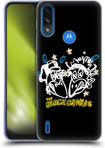 Vista 13 de Head Case Designs Officially Licensed The Black Crowes Artwork Graphics Soft Gel Case Compatible with Moto E7 Power/Moto E7i Power