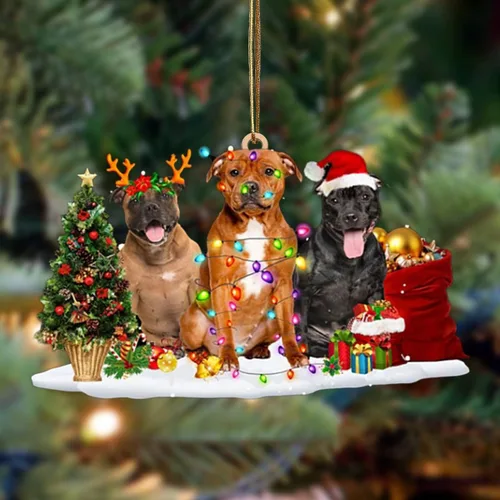 Vista 91 de Nazenti Adorno de Navidad personalizado con amigos Affenpinscher – Adorno de perro personalizado para amantes de las mascotas, acrílico plano