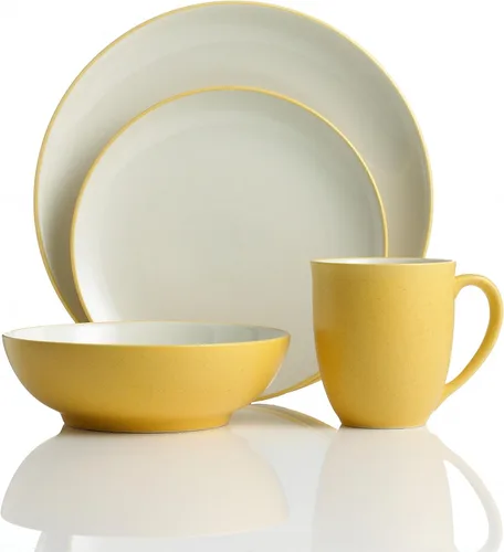Vista 4 de Noritake Colorwave - Juego de 4 mini platos azules, 6-1/4 pulgadas